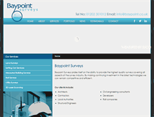 Tablet Screenshot of baypoint.co.uk